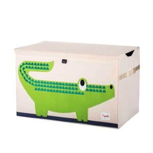 3 Sprouts Opbevaringskasse med låg, Crocodile