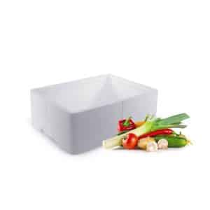 Frugt og grønt kasse med låg - 10 liter
