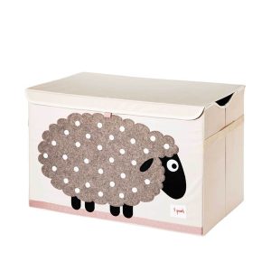 3 Sprouts Opbevaringskasse med låg, Sheep