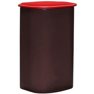 Amare opbevaring med låg 26 cm, bordeaux/rød