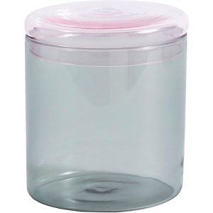 Borosilicate opbevaringsglas, 100 cl, grå