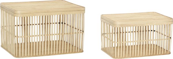 Cheery Baskets Natural set of 2
