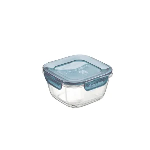 Glas opbevaringsboks - ovnfast & lufttæt - 12x12 cm