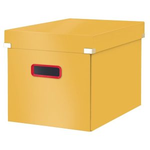 Leitz Cosy Click & Store Cube stor opbevaringsboks Varm gul