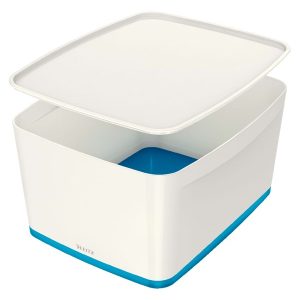 Leitz Opbevaringsboks MyBox WOW Large med låg Blå