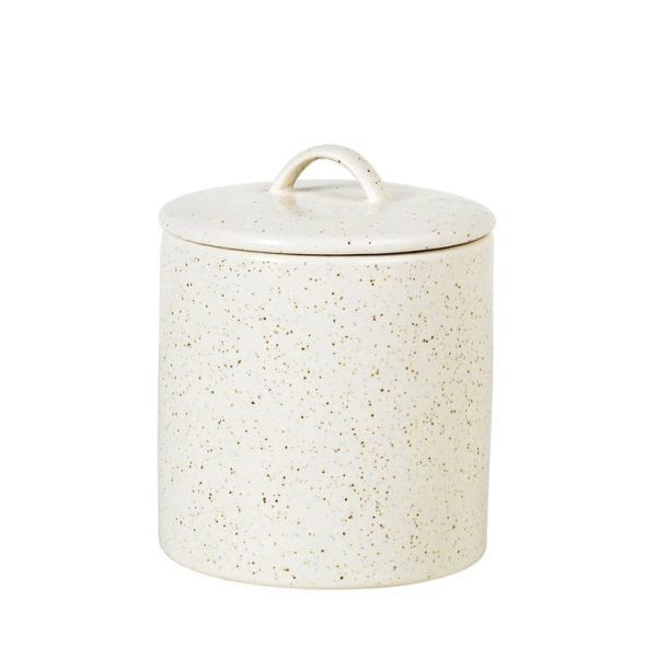Nordic Vanilla krukke med låg 12 cm
