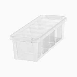 Orthex - Opbevaringsboks - Transparent - 14,5cm x 38,5cm x 11cm - Eva