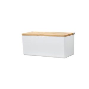 tesa Baboo Storage Box M Self-adhesive Bamboo And High-quality Plastic