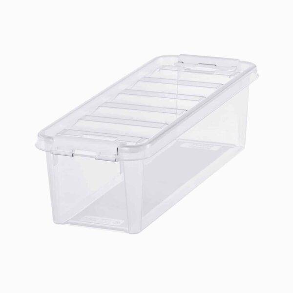 Opbevaringsboks (16 størrelser) - Transparent - 14,5cm x 38,5cm x 11cm - Eva
