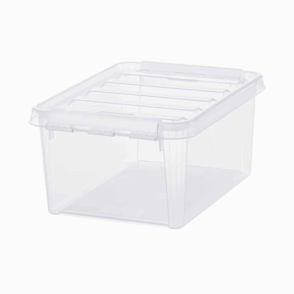 Opbevaringsboks (16 størrelser) - Transparent - 25cm x 34cm x 16cm - Eva