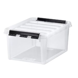 Plastkasse SmartStore Classic 10 8l m/låg 34x25x16cm