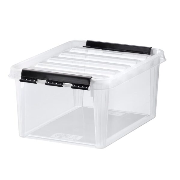 Plastkasse SmartStore Classic 10 8l m/låg 34x25x16cm