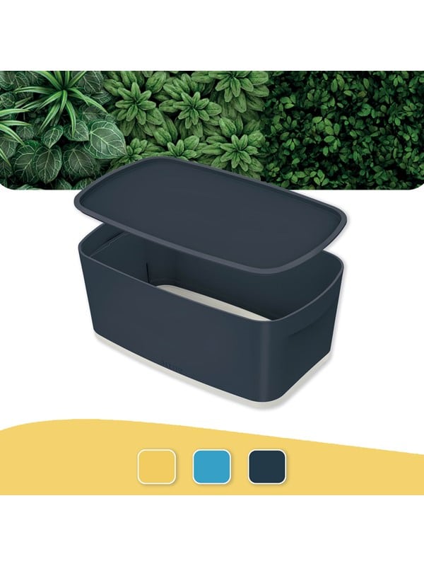 Leitz Opbevaringsboks MyBox Cosy Small med låg Fløjlsgrå