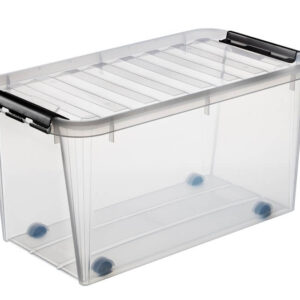 SmartStore Classic 70 kasse med hjul og låg 70L
