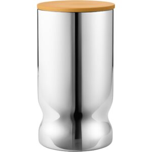 Georg jensen Alfredo opbevaringsboks med låg 1 liter, rustfrit stål/gul