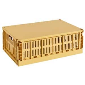 Hay Låg, Colour Crate, golden yellow, large
